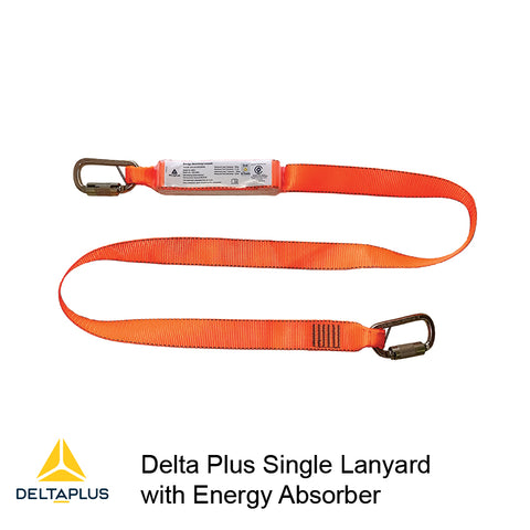 Lanyard - Single with Energy Absorber